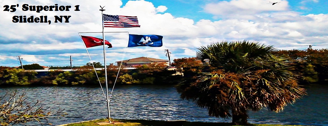 Our 25' Superior 2 telescoping flagpole is made with 7000-T8 series aluminum and has a 15 year warranty.